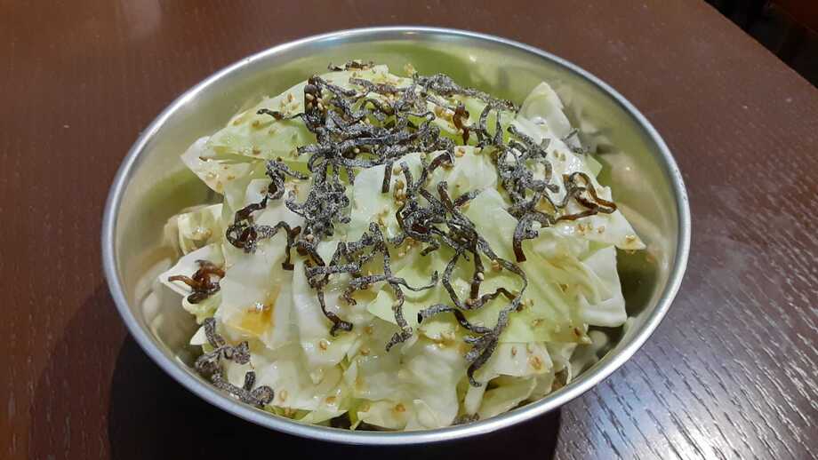 塩昆布キャベツ