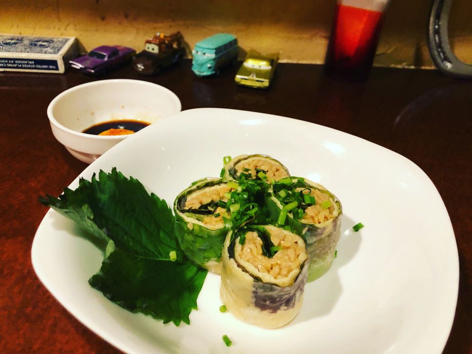 納豆生春巻き