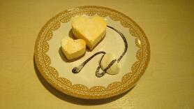 ハートチーズケーキセット