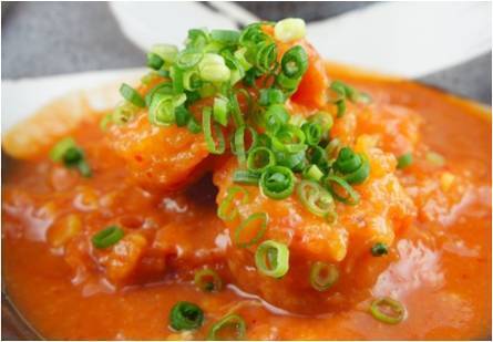 でっかい海老チリ