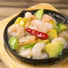 エビブロッコリーアヒージョ