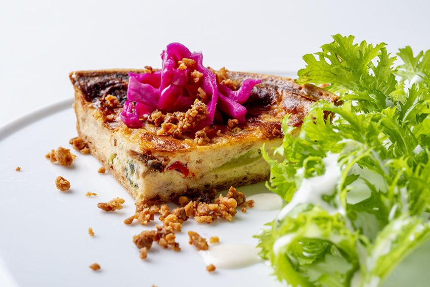 BBQプルドポークキッシュ 