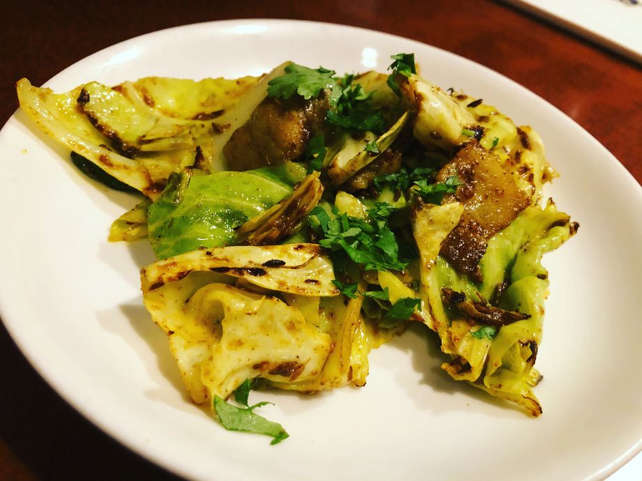 豚肉とキャベツのサブジ