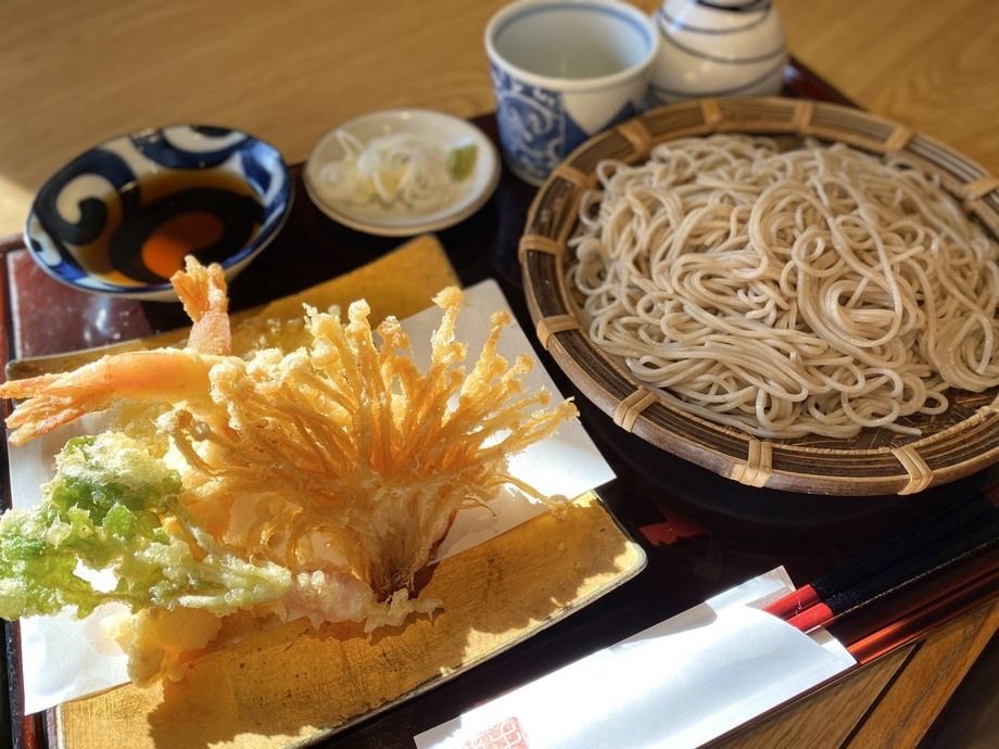 海老天ぷらせいろ