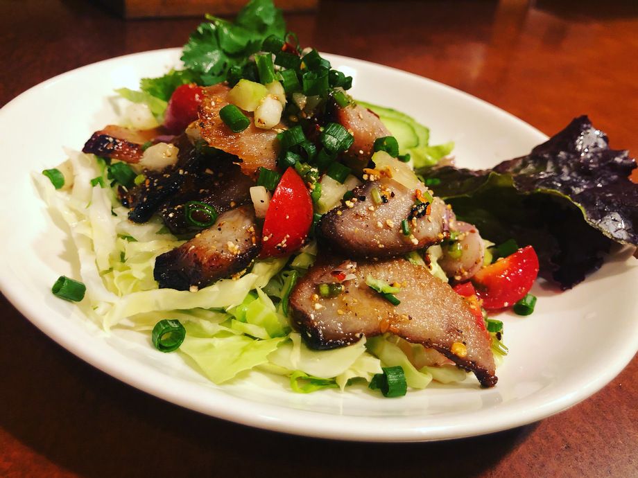 豚トロの香味和え