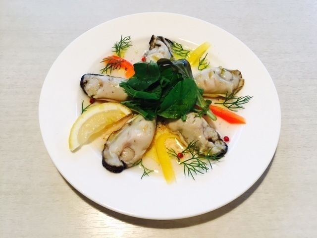 牡蠣のカルパッチョ（980円）