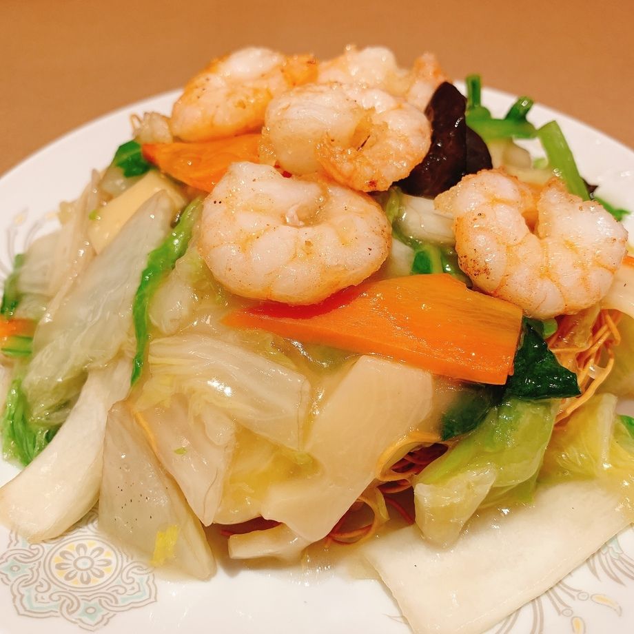 エビ塩　皿うどん