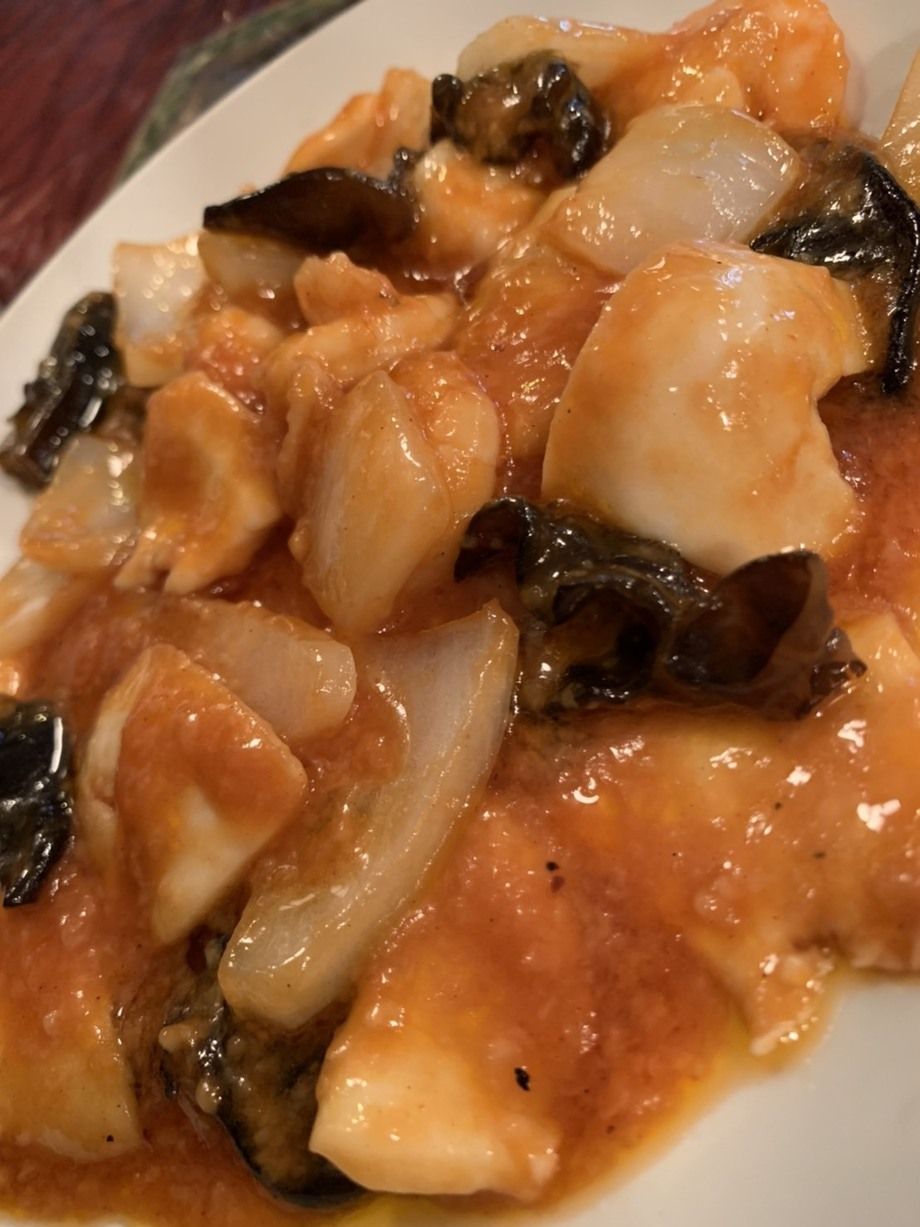 海鮮チリソース定食