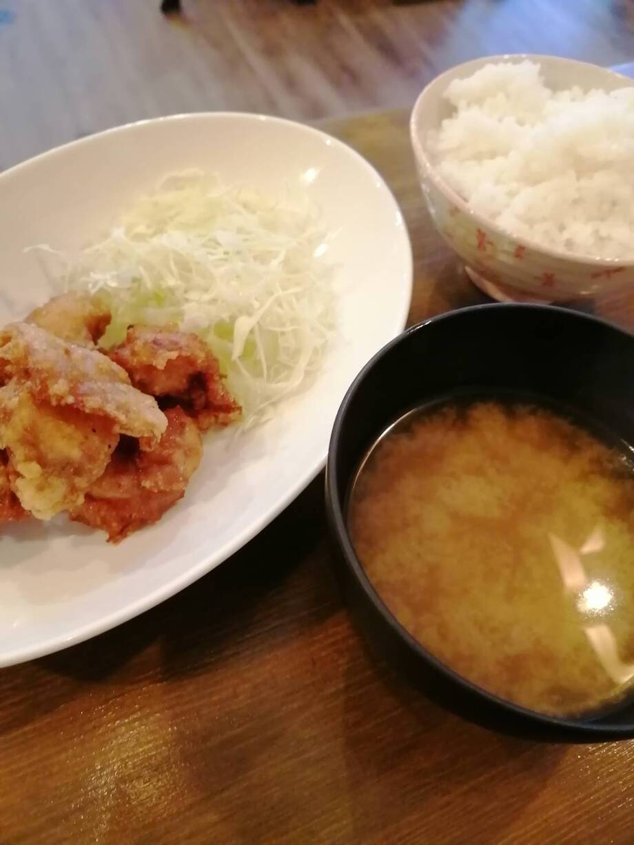 から揚げ定食