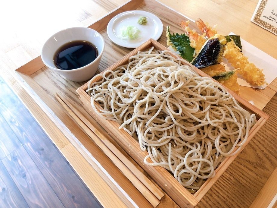 【冷たい蕎麦】天ざる