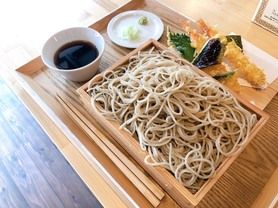 【冷たい蕎麦】天ざる