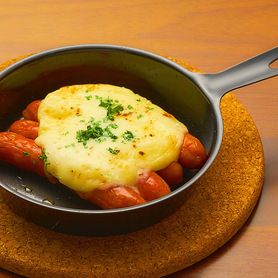 チョリソーチーズの鉄板焼き