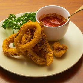 イカの唐揚げサルサソース