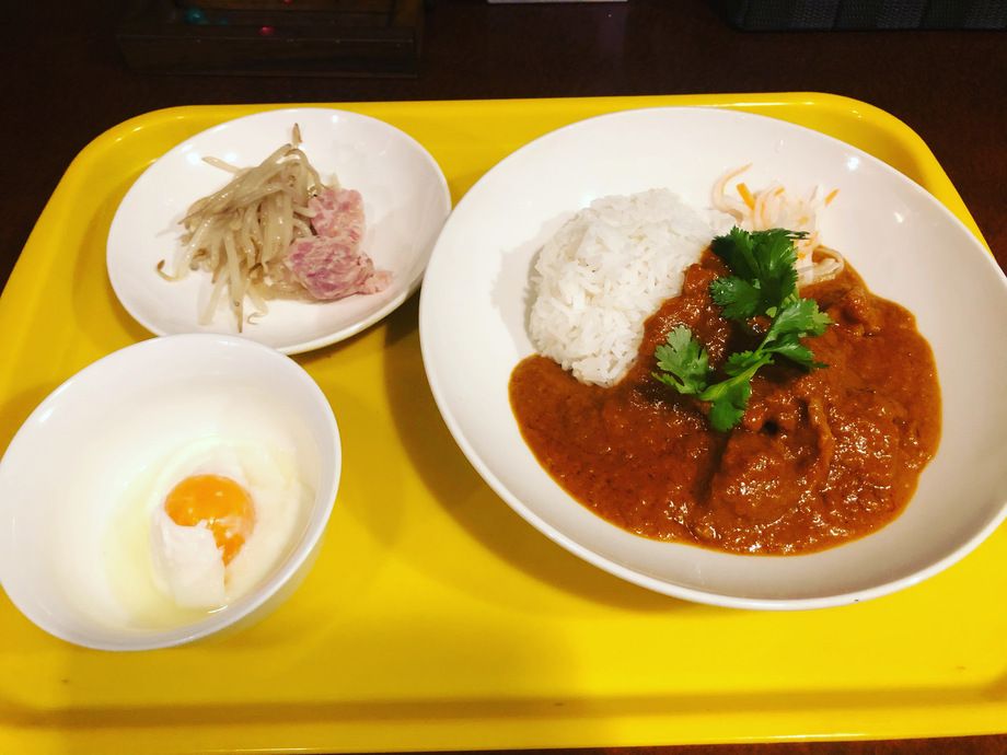 ベトナムチキンカレー 温玉トッピング