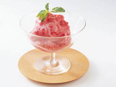 季節のフレッシュソルベ