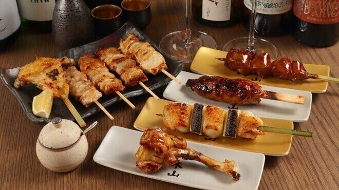 〈竹コース〉串焼き7本と選べるお食事　全11品（4,200円(税抜））