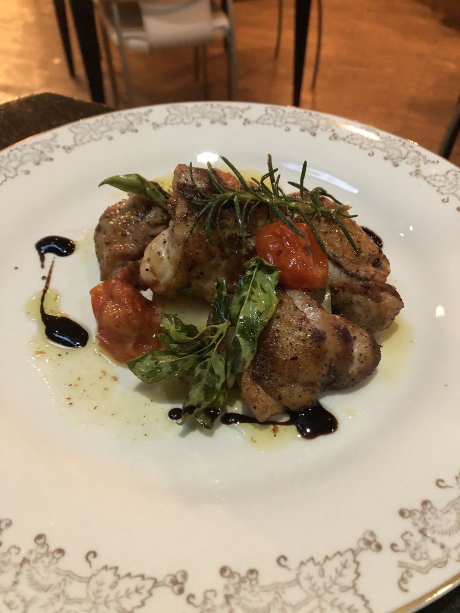 国産鷄のハーブ焼き（¥950）