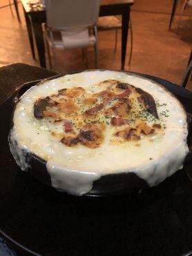 牡蠣とほうれん草のグラタン