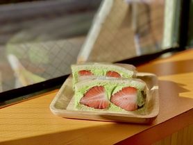 抹茶苺サンド
