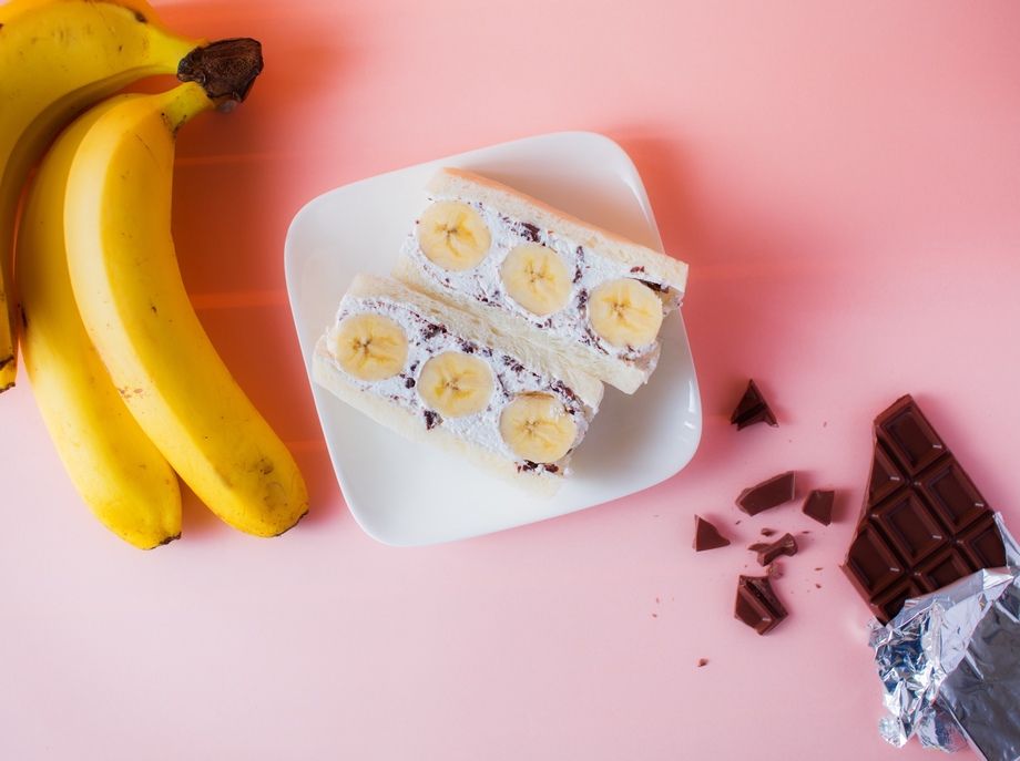 バナナチョコチップサンド