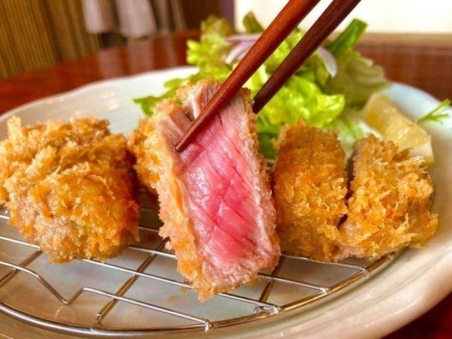 1番人気　サーロイン牛かつ定食