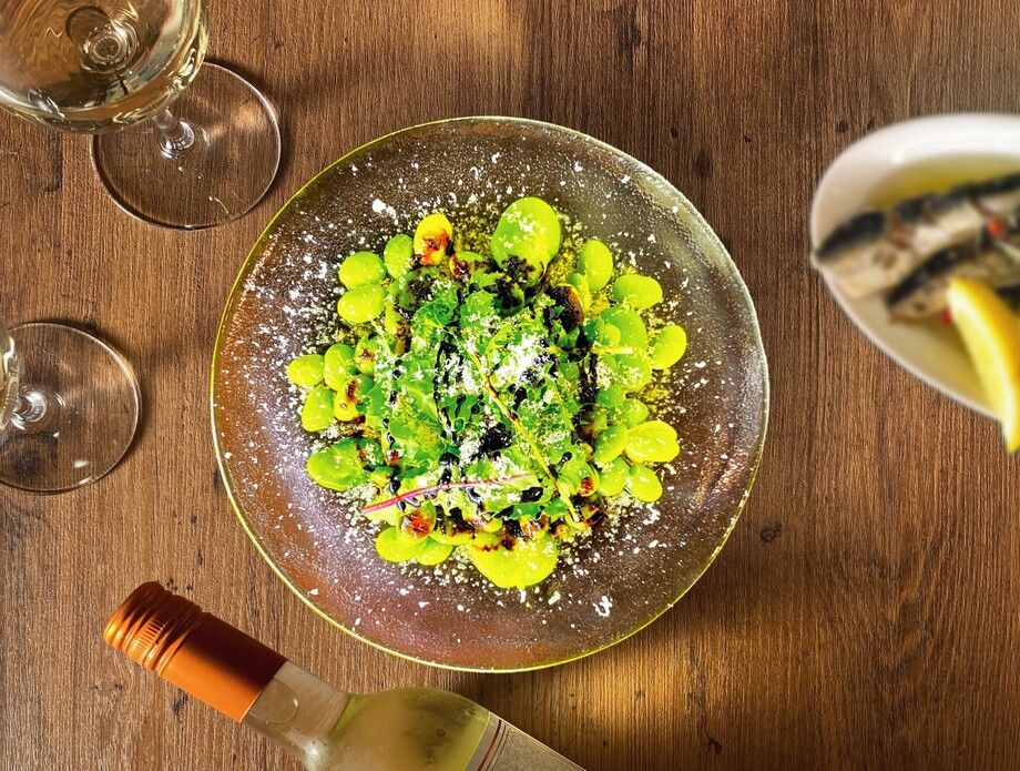 空豆・枝豆のサラダ仕立て