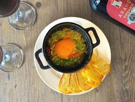 しらすと明太子のアヒージョ