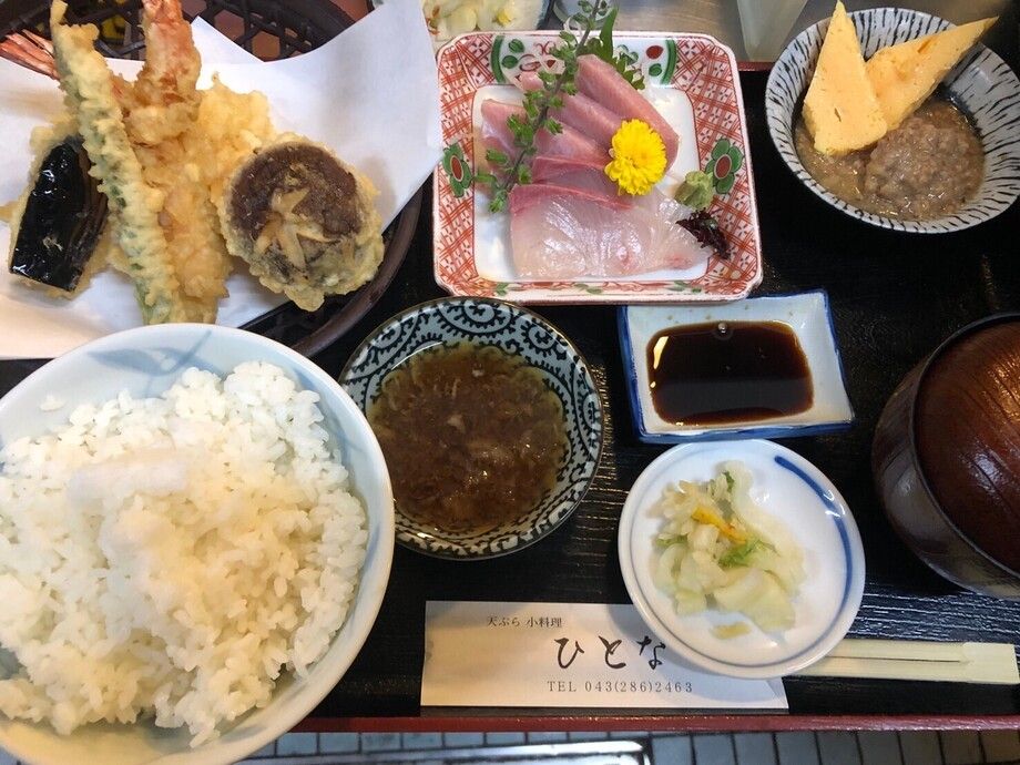 刺身天ぷら定食