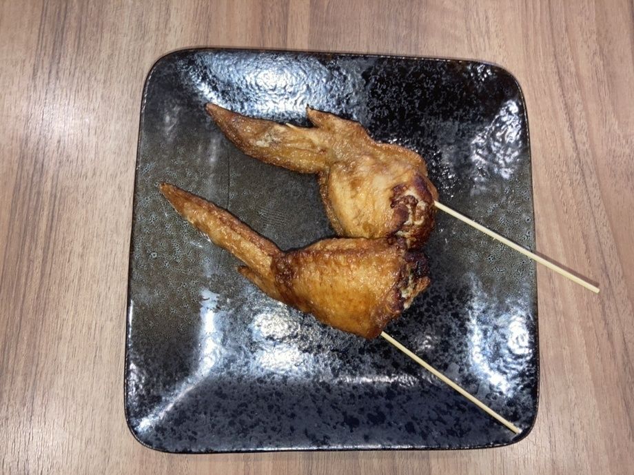 揚げ手羽ギョーザ串