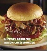 ◇バーベキューベーコンチーズバーガー◇カリカリのベーコン、チェダーチーズ、バーベキューソースでじっくりとソテーしたオニオンをトッピングしたゴージャスなバーガー。