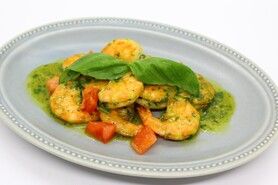 バジル香るガーリックシュリンプ