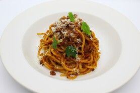 アンガス牛１００％ミートソースパスタ