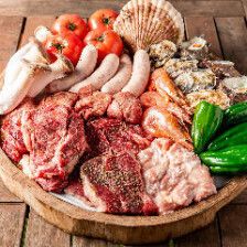   上質なお肉やシーフード、新鮮野菜でBBQをエンジョイ♪3H飲み放題付き『王道プラン』全12品