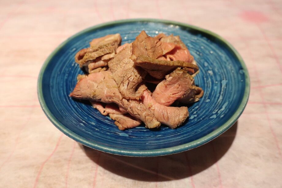 【単品】ざぶとんローストビーフ　５０ｇ（９００円）