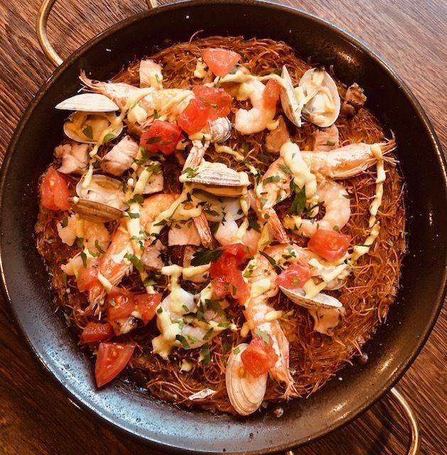 本格パスタパエリア　フィデワ（￥１，８００）