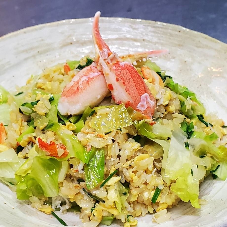 カニ入りレタスチャーハン