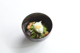 若鶏と茄子の生姜みぞれ揚げ出し