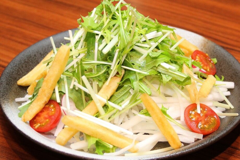 大根と水菜のサラダ