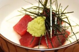 本まぐろの山かけ