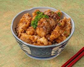 塩麹漬けザンギ丼