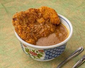 肉厚ロースカツカレー丼