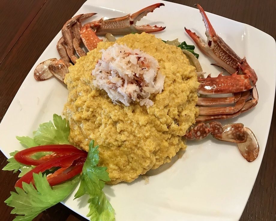 （人気No.4）ふわとろ食感♪カニのカレー卵炒め（プーパッポンカリー）