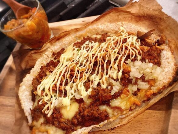 アジアンライスタコス（ポークシシグ）平日のみスープ付