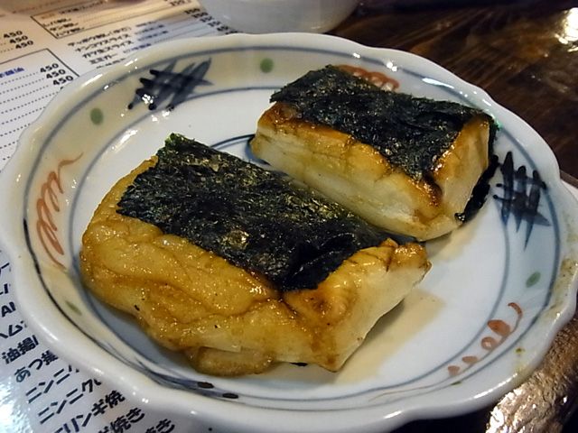 瀬戸内産の海苔で磯辺焼き（￥270）