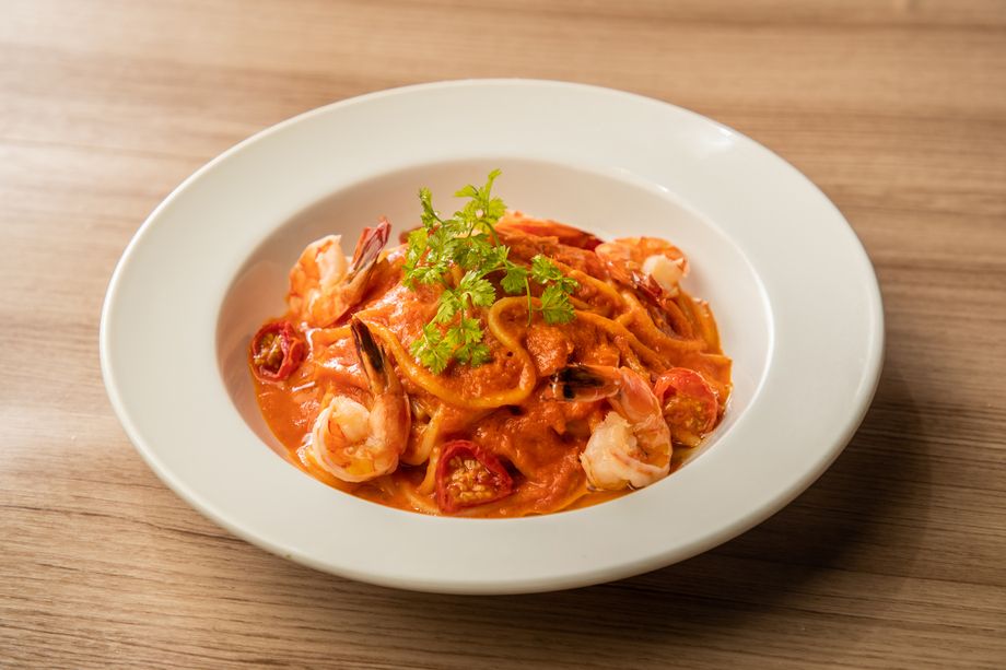 海老のトマトクリーム