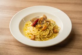 あさりのペペロンチーノ