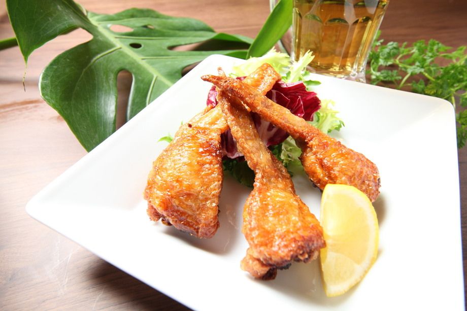 スパイシー手羽先餃子（５９０円）