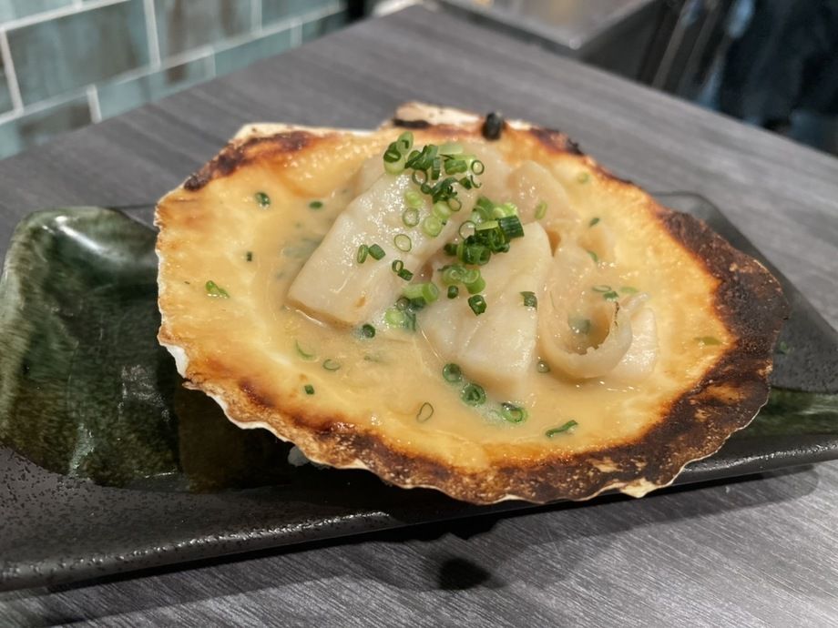 帆立の味噌焼き