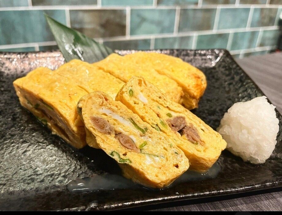 あさりの出汁巻き卵