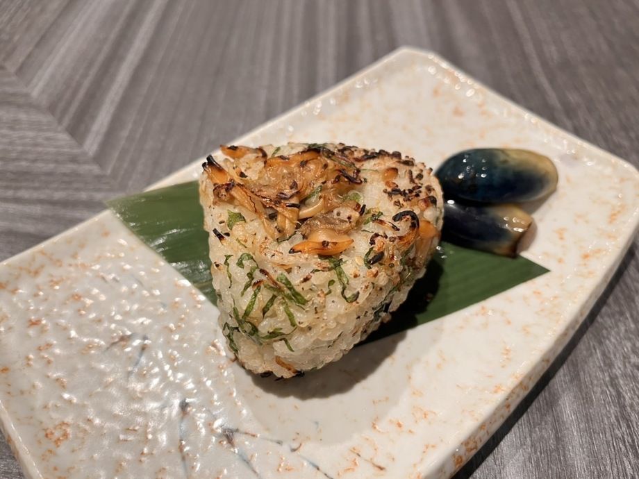 貝とじゃこの焼おにぎり